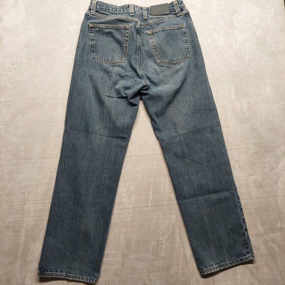 Axist Mens Blue Denim Jeans 33x32 Relaxed Fit Straight Leg 100% Cotton - Picture 2 of 13